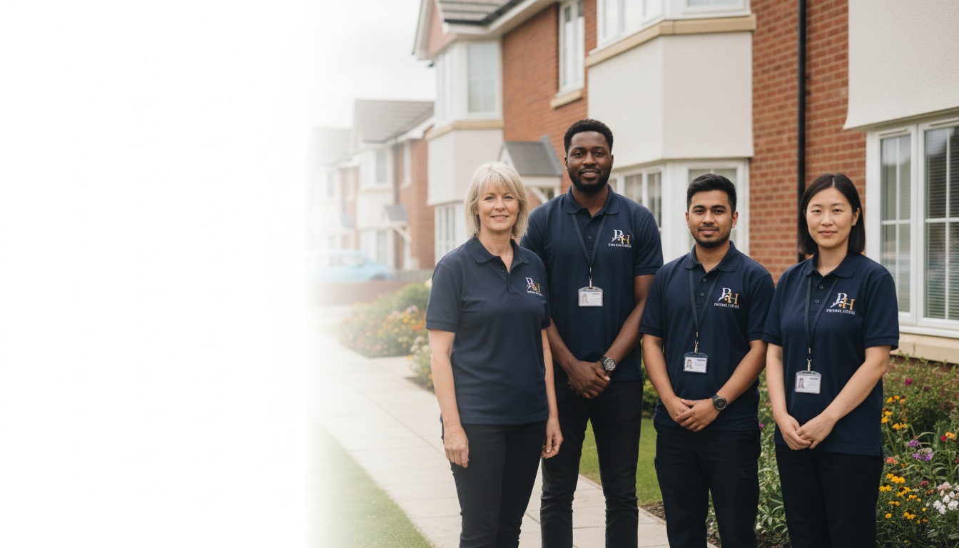The Pavillion Homes team outside our home in Edlington, Doncaster